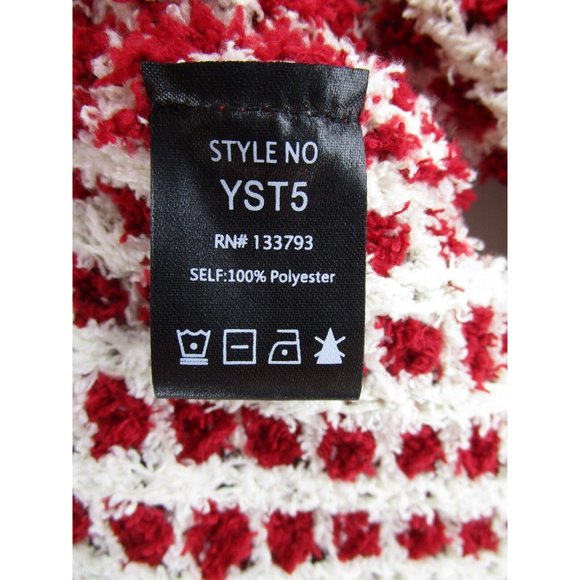 Pol Sweater Small White Open Cardigan Plaid Breathable Duster Preppy - Picture 9 of 10